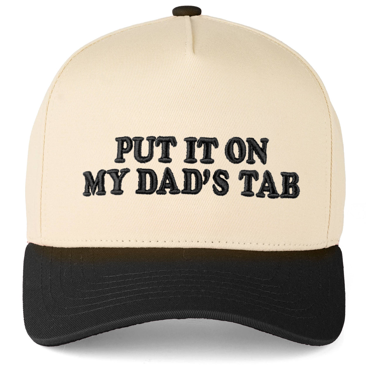 C.C PUT IT ON MY DAD'S TAB Letter Trucker Hat