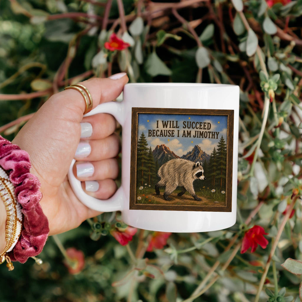 Jimothy the Raccoon, Seattle Ceramic Mug