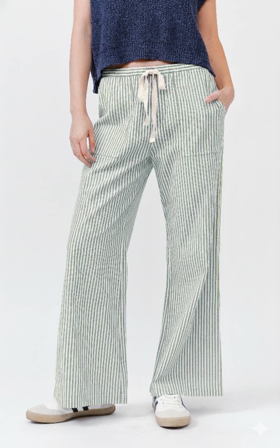 Striped Linen Pant