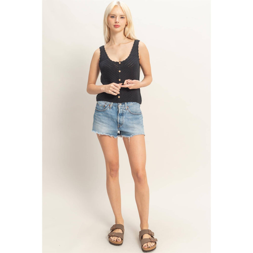 Open Knit Tank
