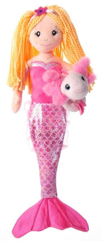 Mermaid Asst & Axolotl Blonde, Brunette, Redhead, Raven