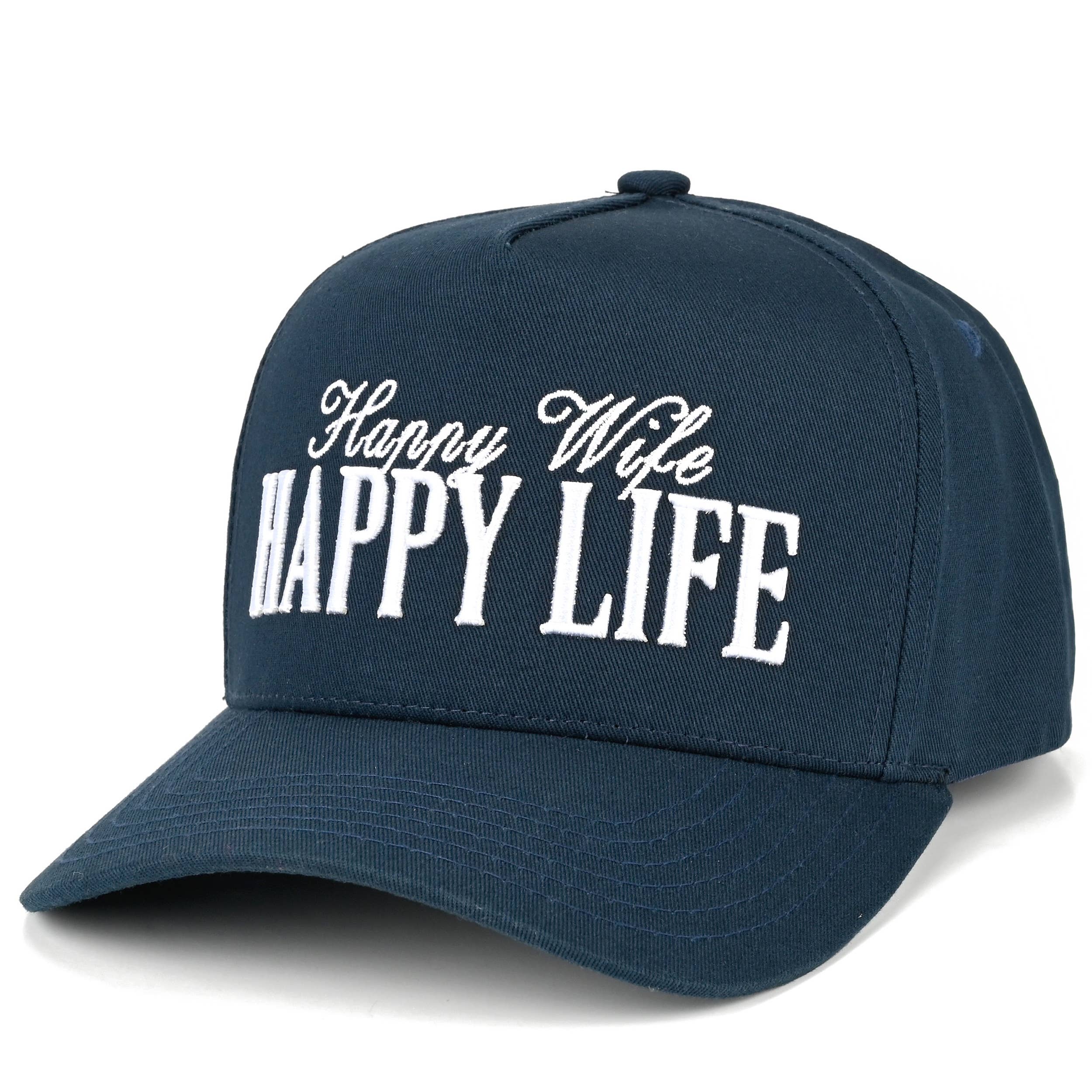 HAPPY WIFE HAPPY LIFE HAT