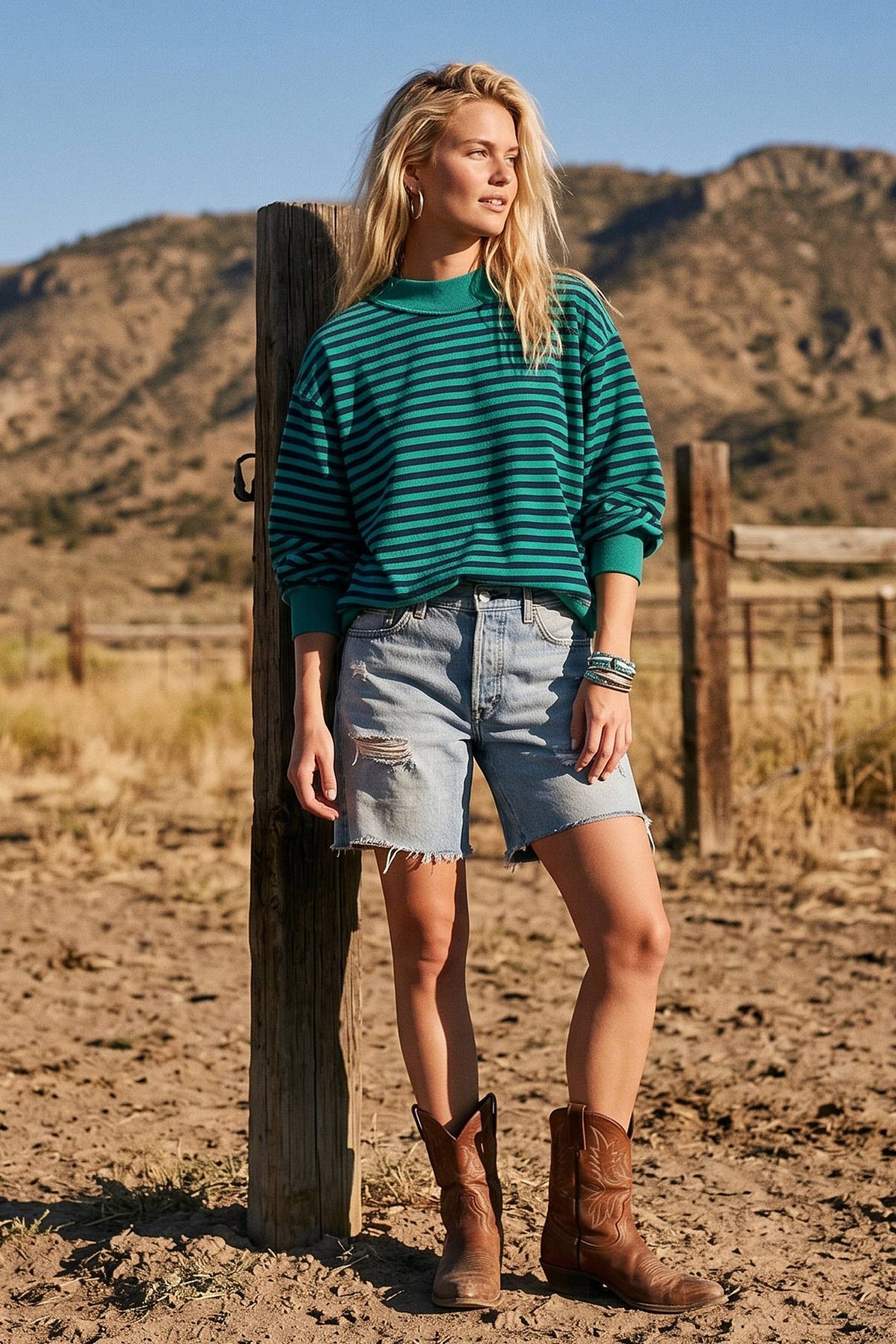 Oversized Mock Neck