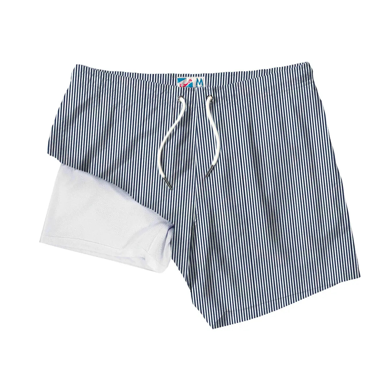 Navy - Seersucker with Liner