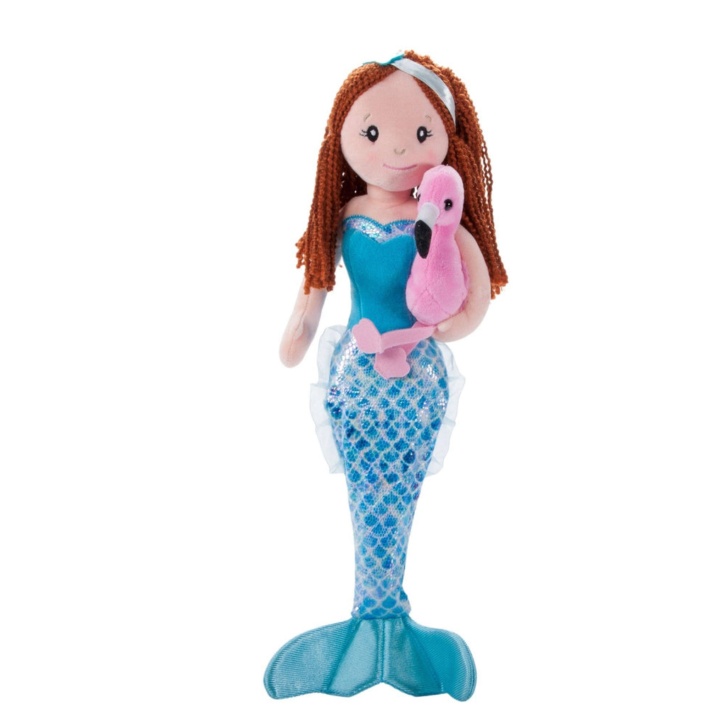 17" Mermaid w/ Flamingo