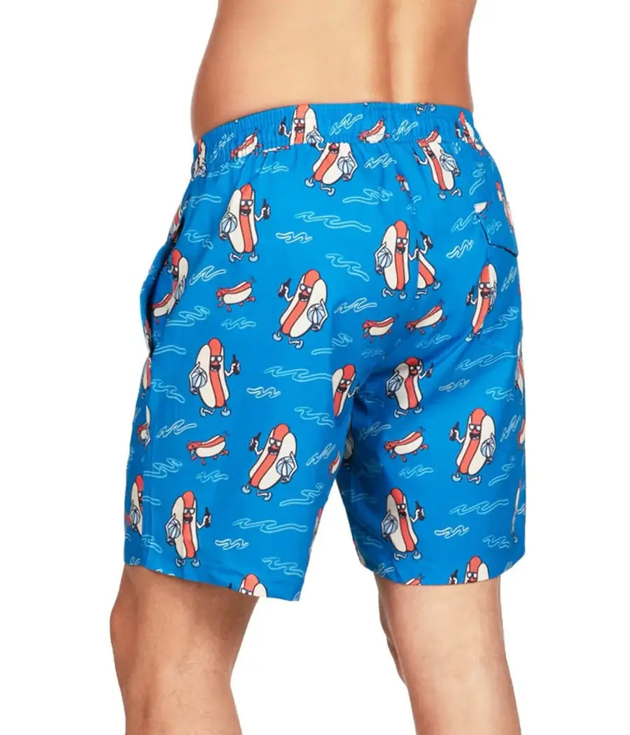Hot Dog Diver Fun Swim Trunks