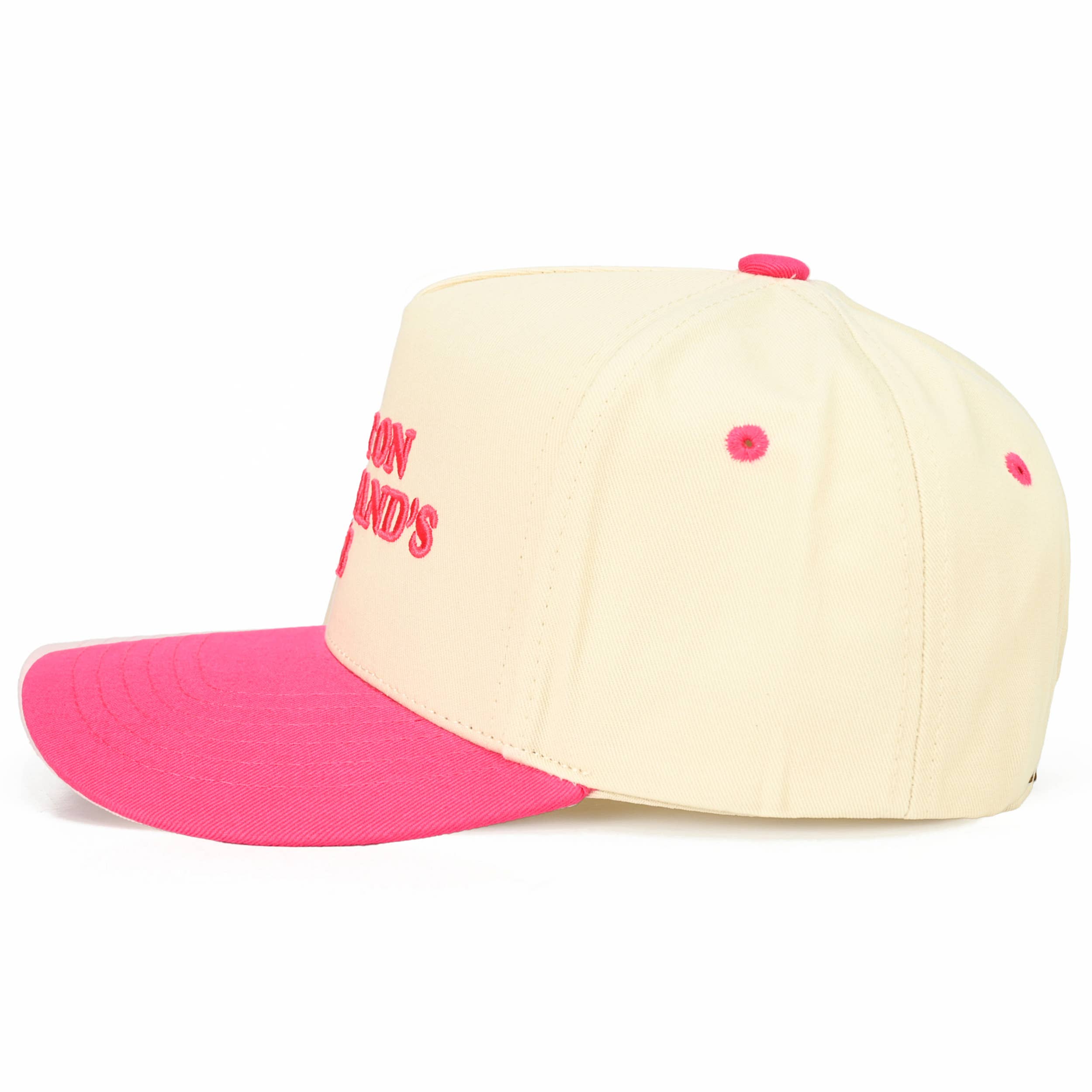 PUT IT ON MY HUSBAND'S TAB Letter Trucker Hat
