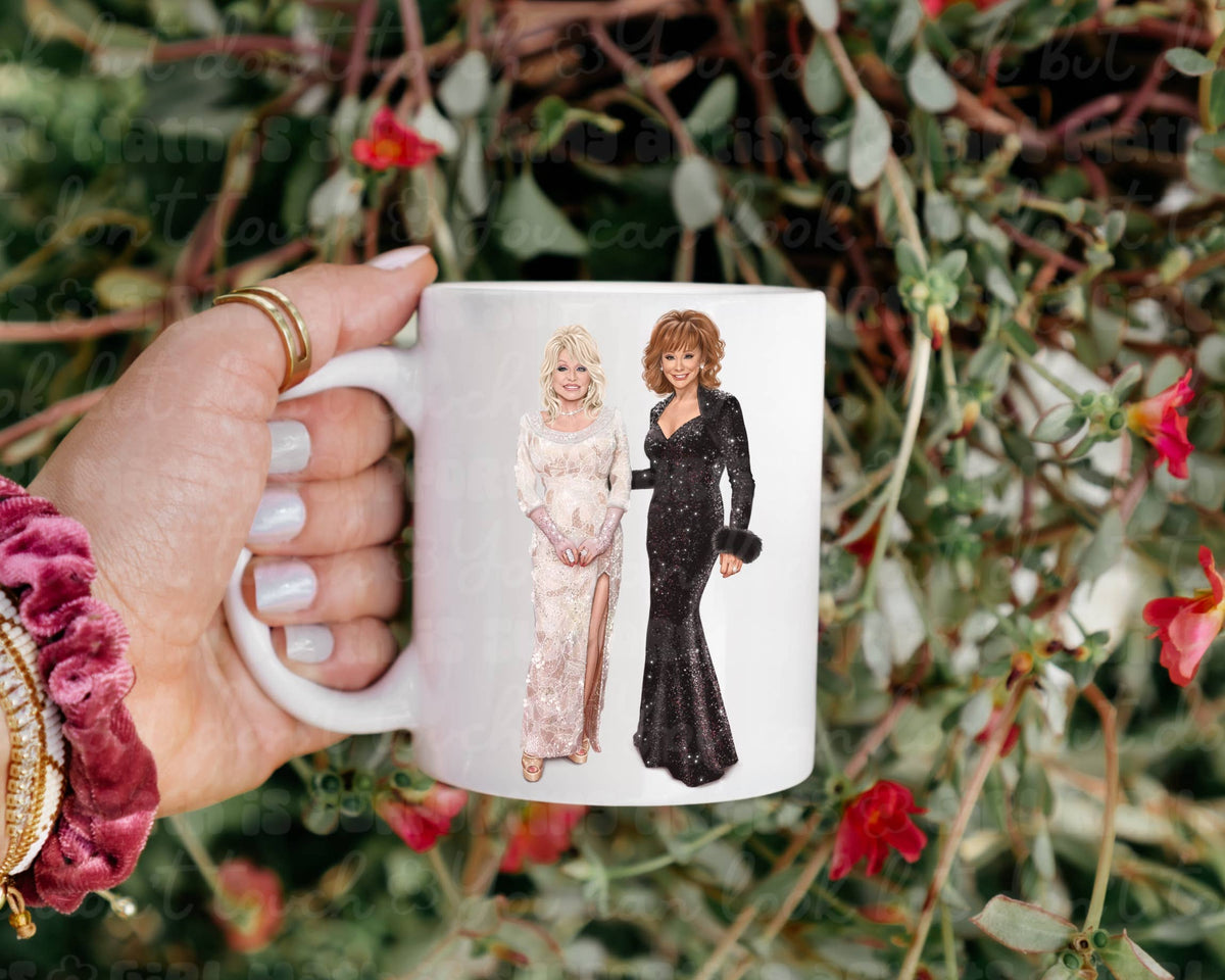 Dlly & Reba Western Coffee Mug