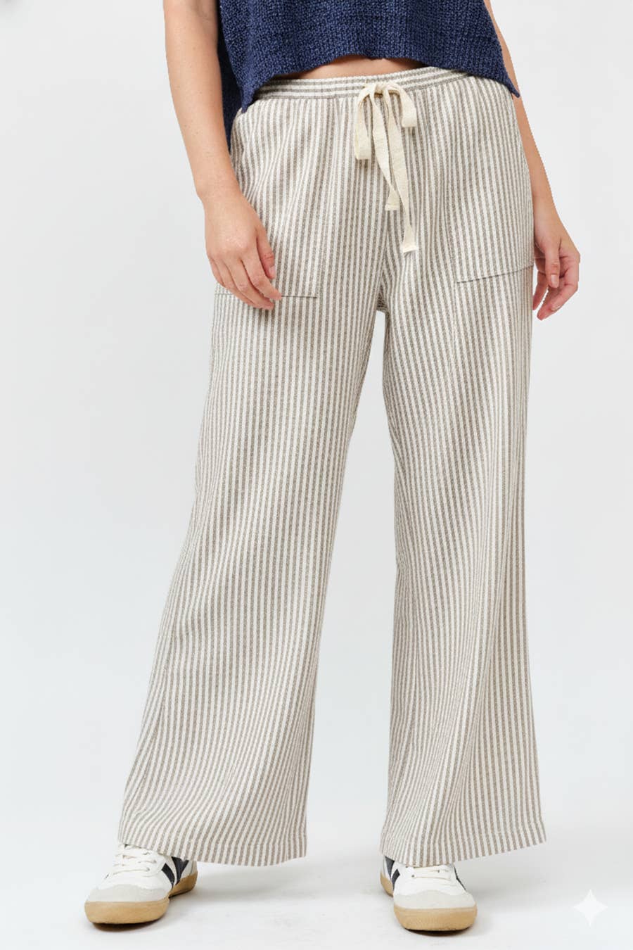 Striped Linen Pant