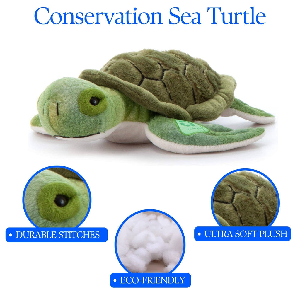 10" (24cm) Conservation Sea Turtle Stuffed Animal
