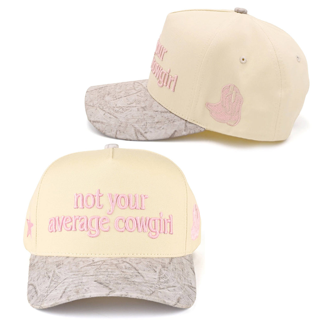 NOT YOUR AVERAGE COWGIRL Trucker Cap