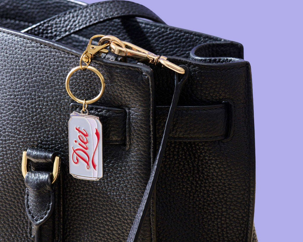 Enamel Keychain—Diet Soda