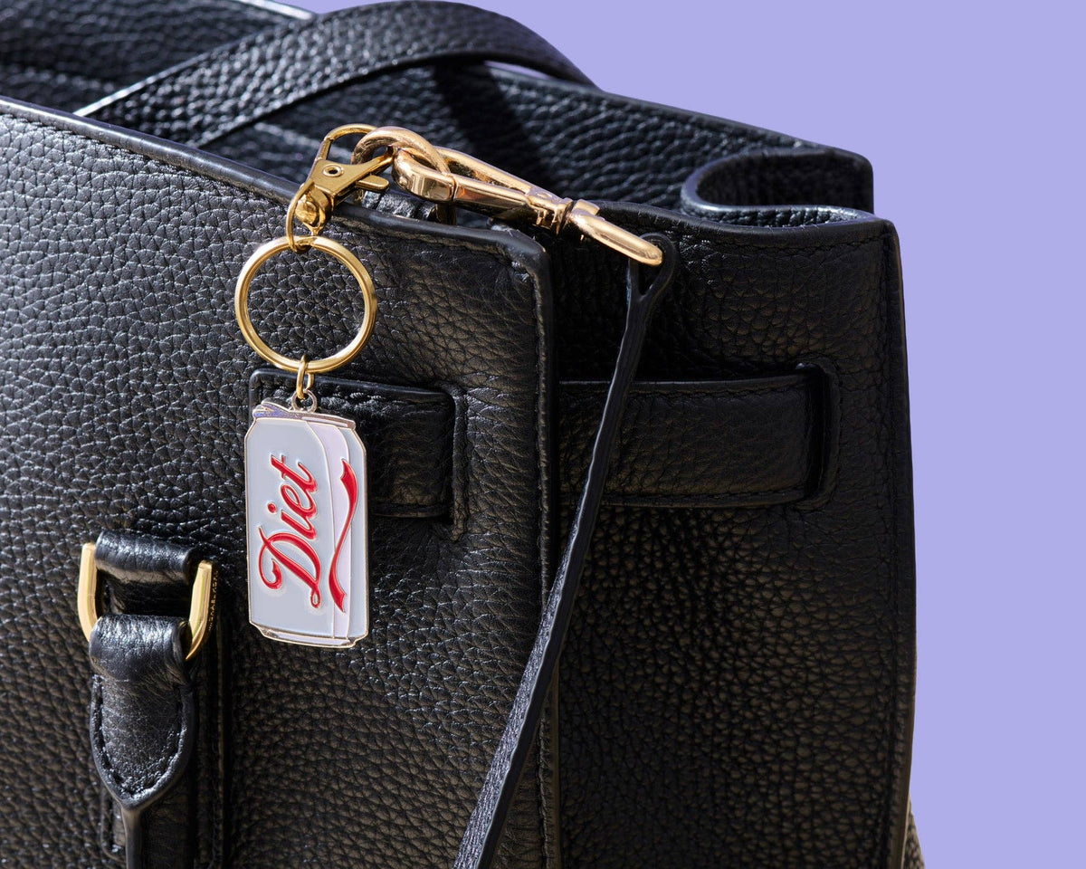 Enamel Keychain—Diet Soda
