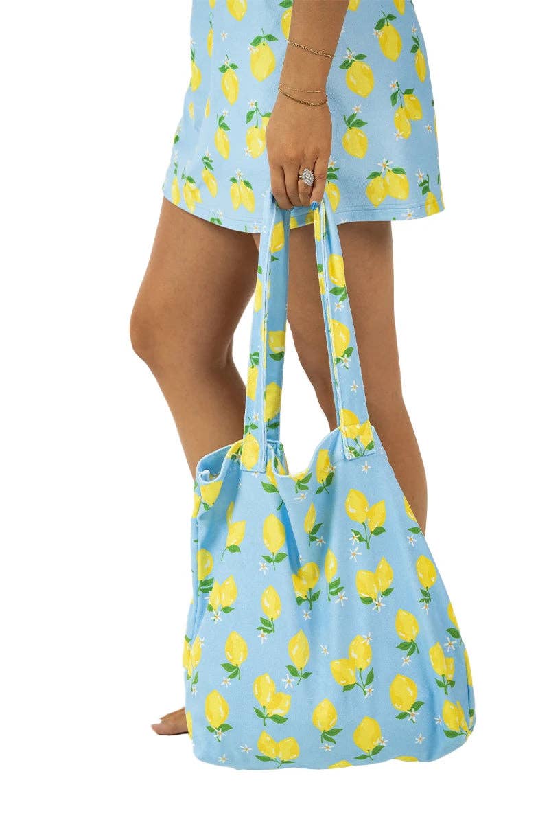 Zesty Lemons Wholesale Beach Tote