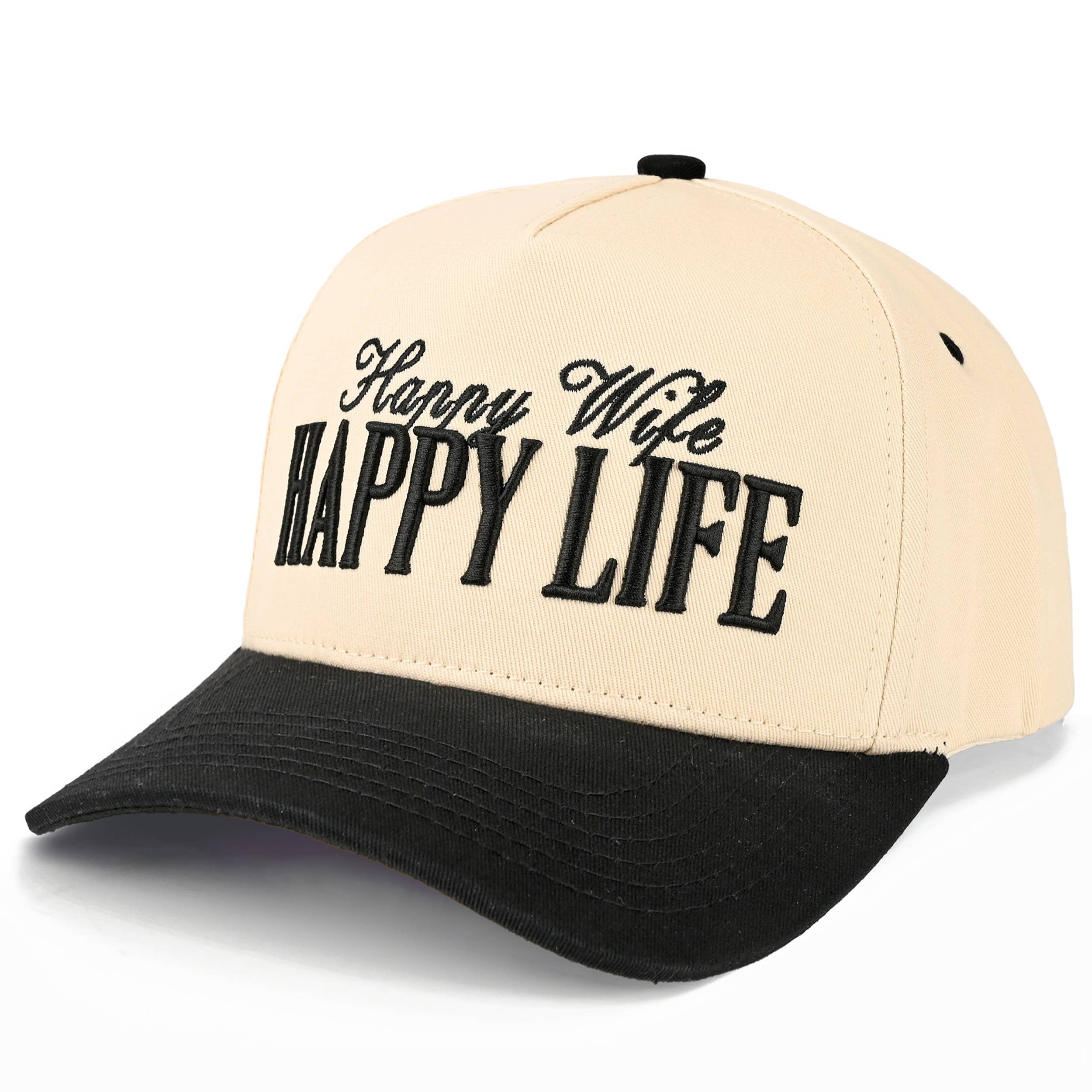 HAPPY WIFE HAPPY LIFE HAT