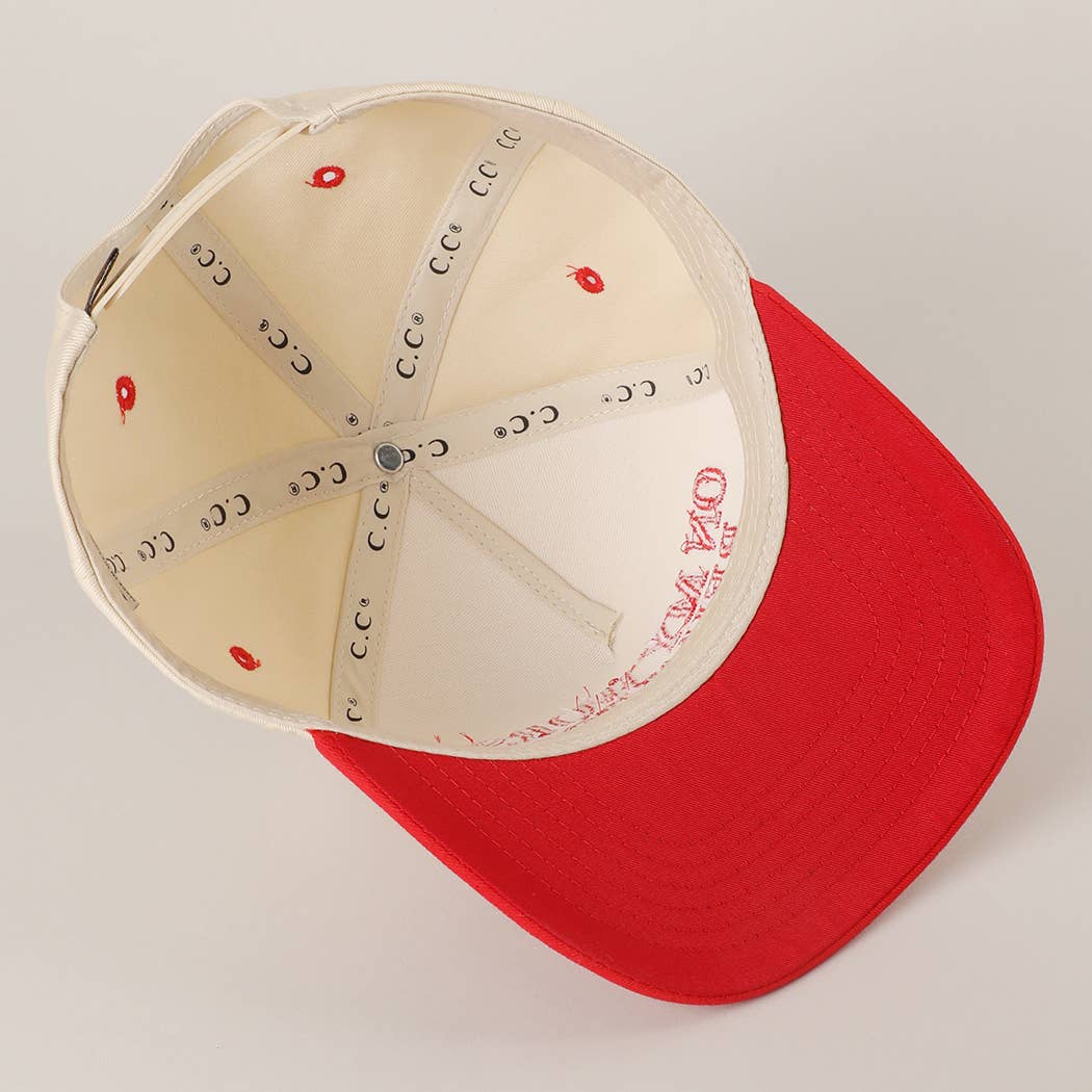 ON MY WORST BEHAVIOR Embroidered Trucker Hat