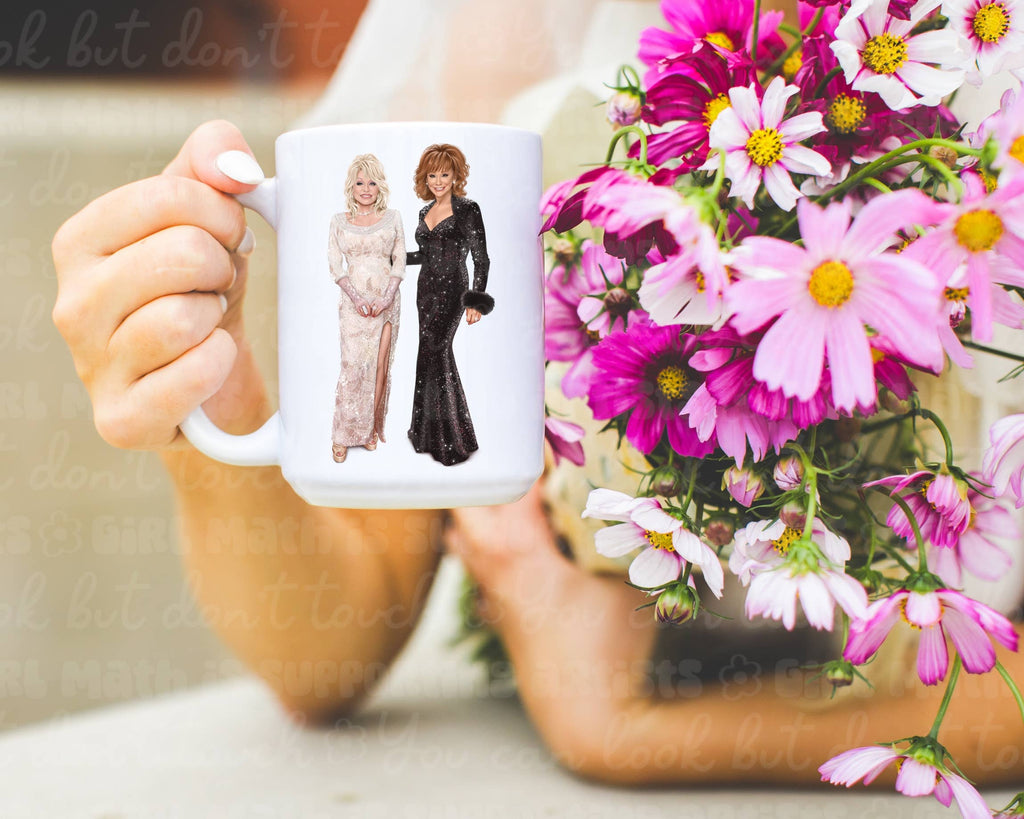 Dlly & Reba Western Coffee Mug