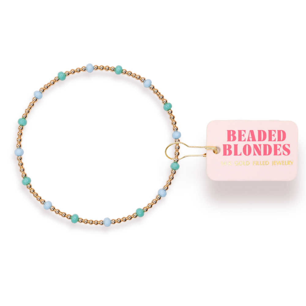Penelope Bracelet in Powder Blue & Turquoise