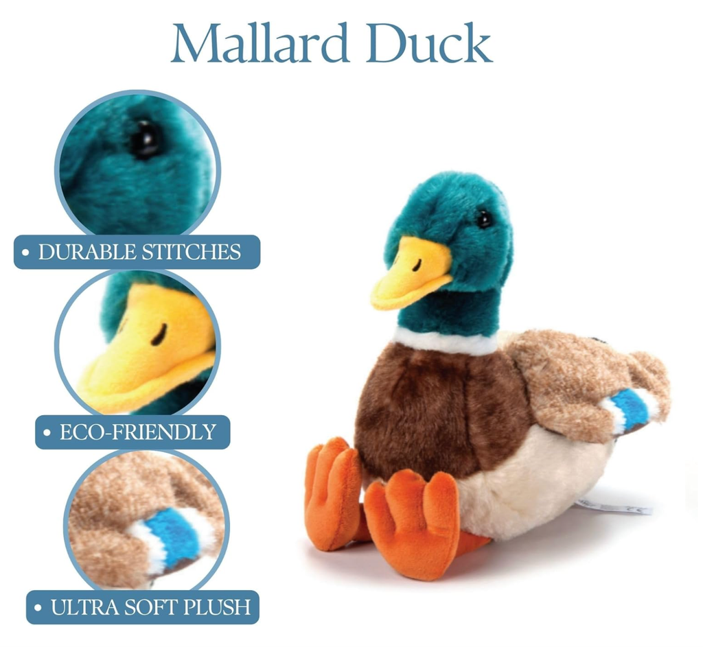 12" (25cm) Wild Onez Mallard Duck Farm/Barnyard Animal