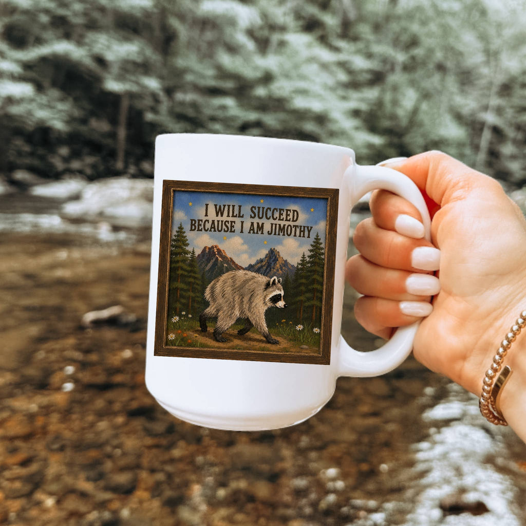 Jimothy the Raccoon, Seattle Ceramic Mug
