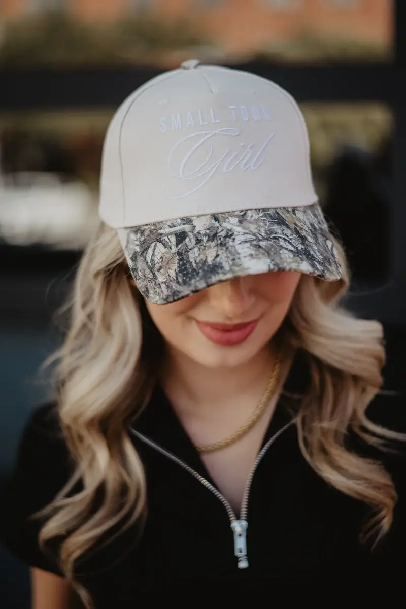 Small Town Girl Trucker Vintage Hat Grad Gift
