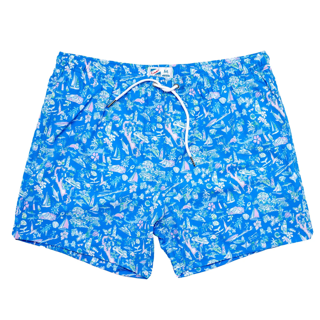 Bermuda 5" INSEAM SWIM TRUNKS