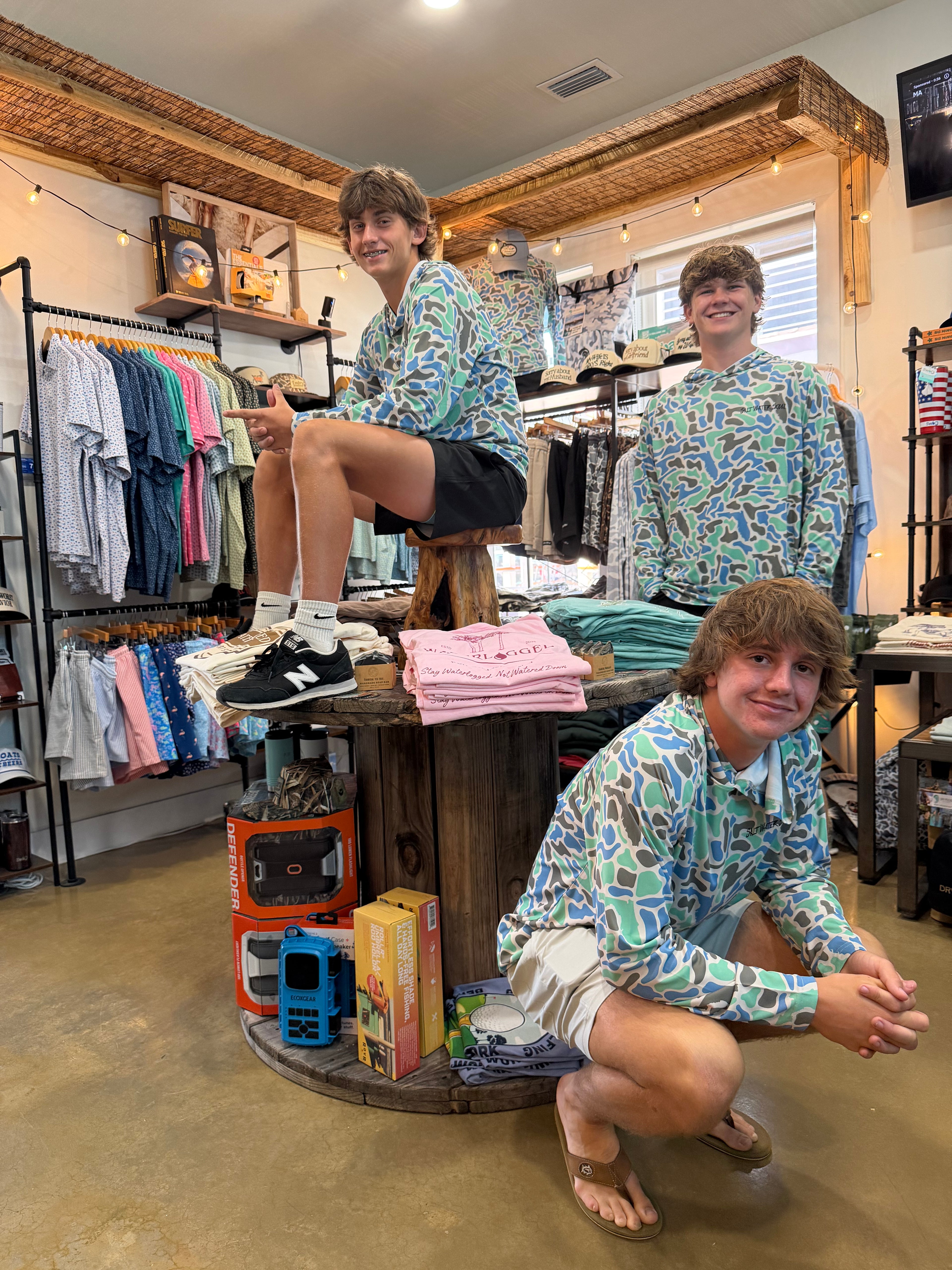 Texas Coastal Camo Performance Hoodie