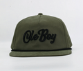 Green/Black Ole Boy Logo Rope Grandpa Hat