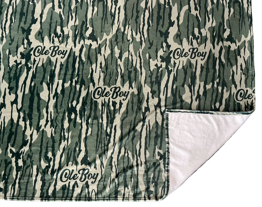 Ole Boy 80x60 Fleece Camo Blanket