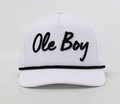 OLE BOY White Performance Golf Hat