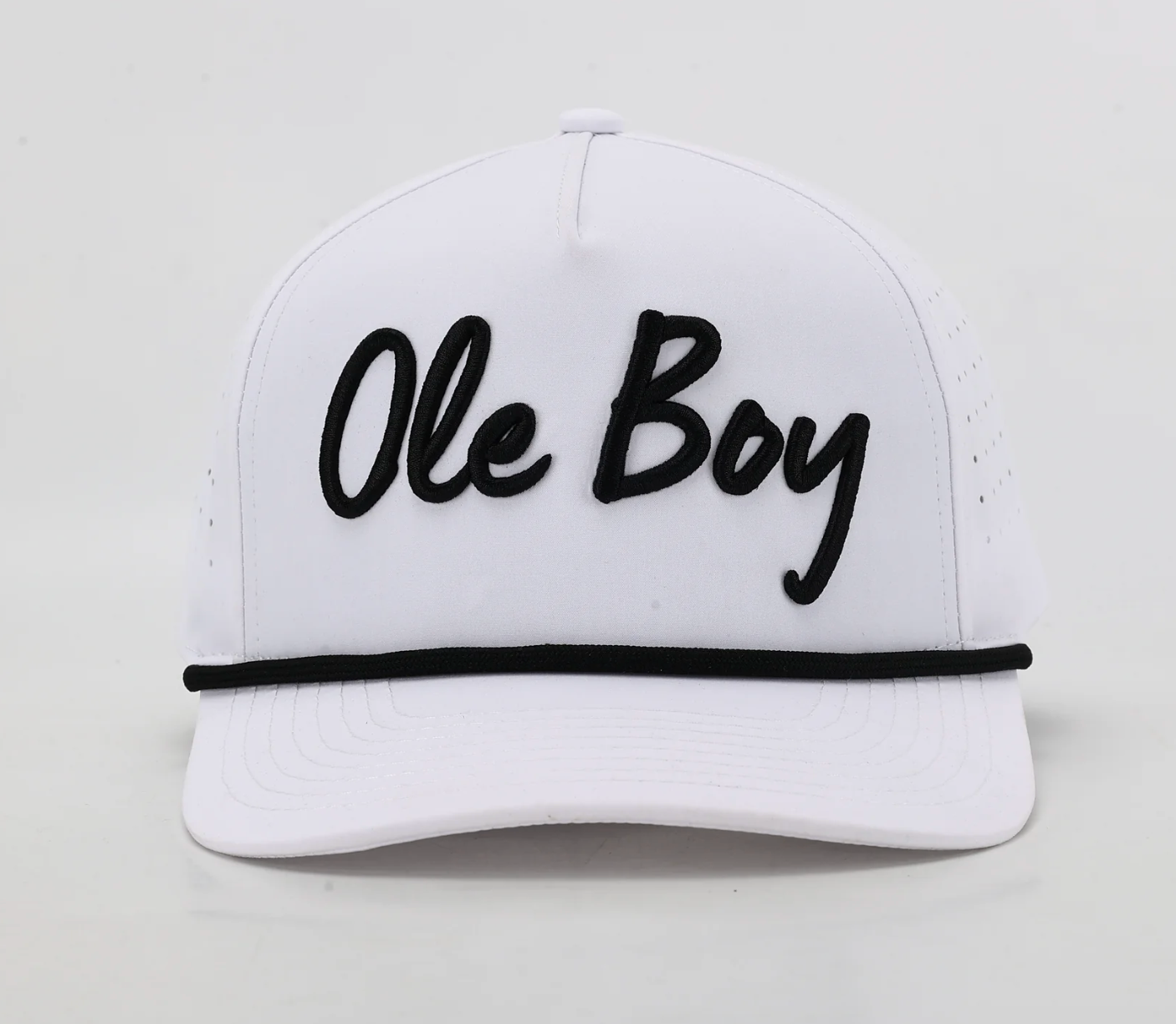 OLE BOY White Performance Golf Hat