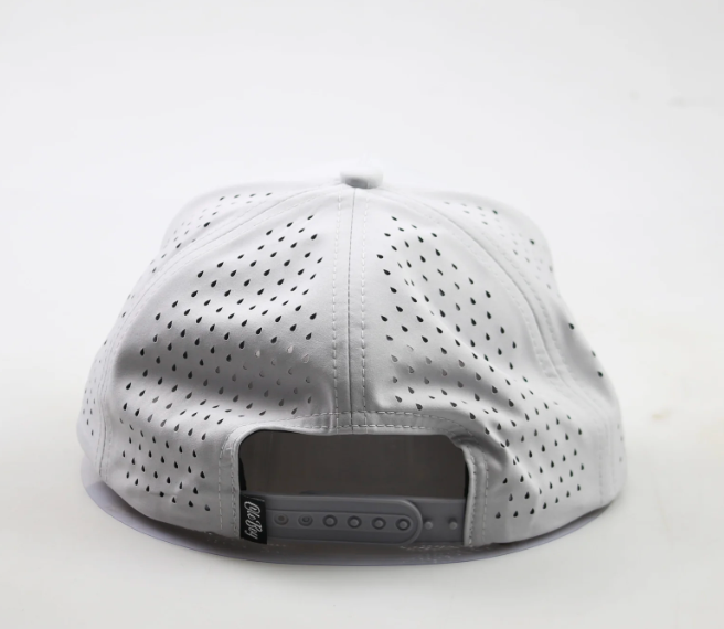 Grey Rubber Patch Hat