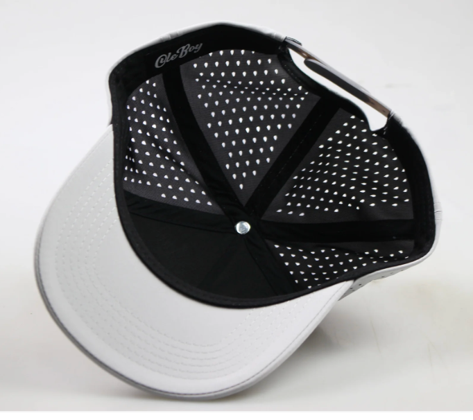 Grey Rubber Patch Hat