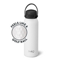 White Golf Ball Leakproof EZ Fill Bottle 32oz