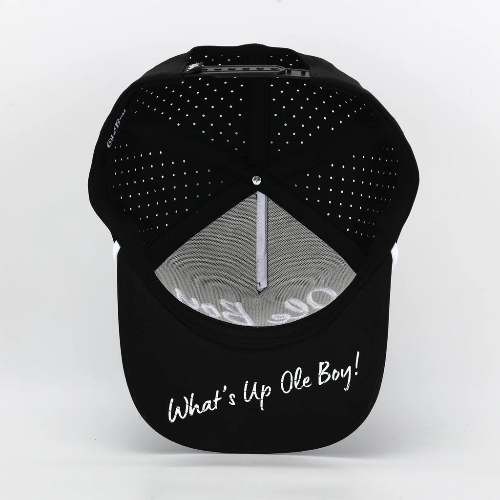 OLE BOY Black Performance Golf Hat