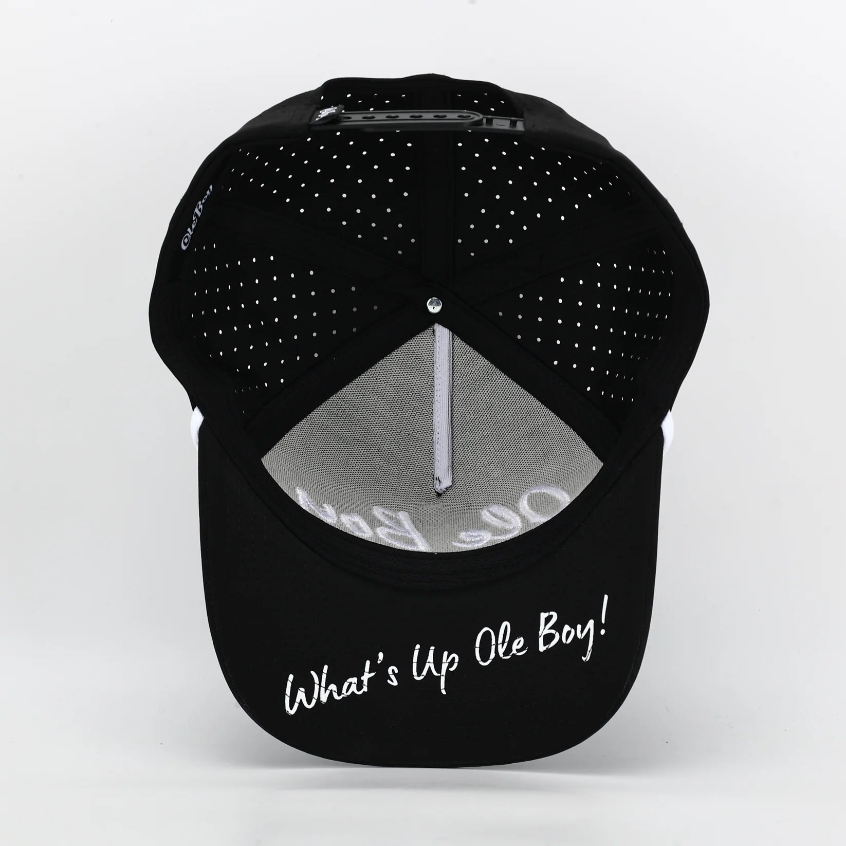 OLE BOY Black Performance Golf Hat