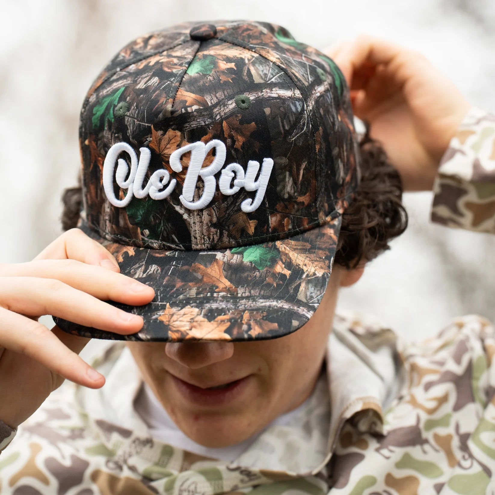 OLE BOY Forest Camo Hat