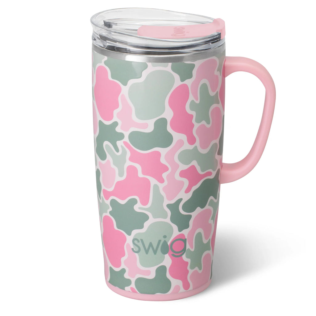 BLUSHING CAMO Travel Mug