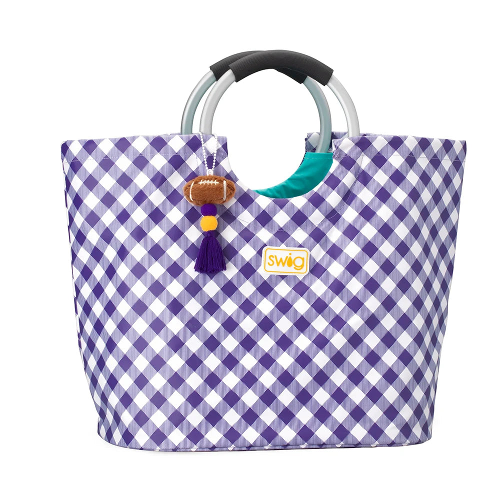 Gameday Purple + Yellow Loopi Tote Bag