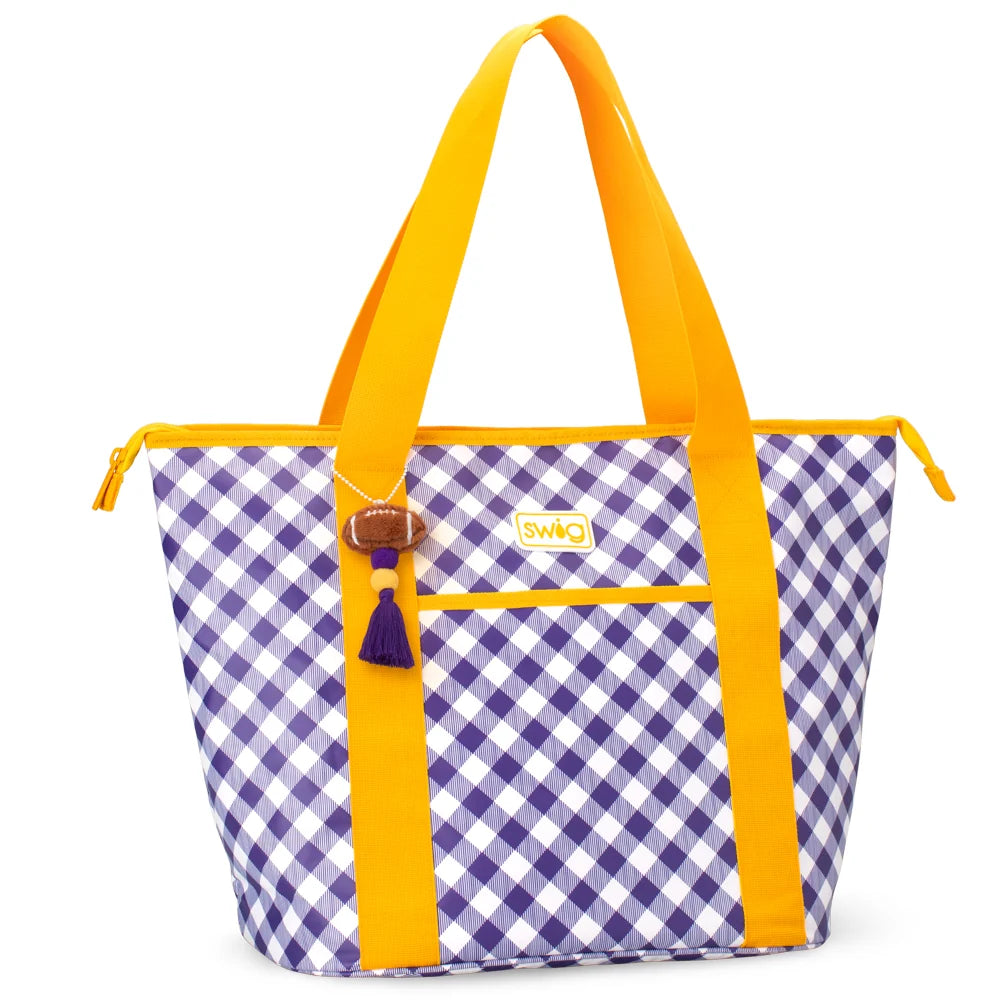 Gameday Purple + Yellow Zippi 36 Cooler