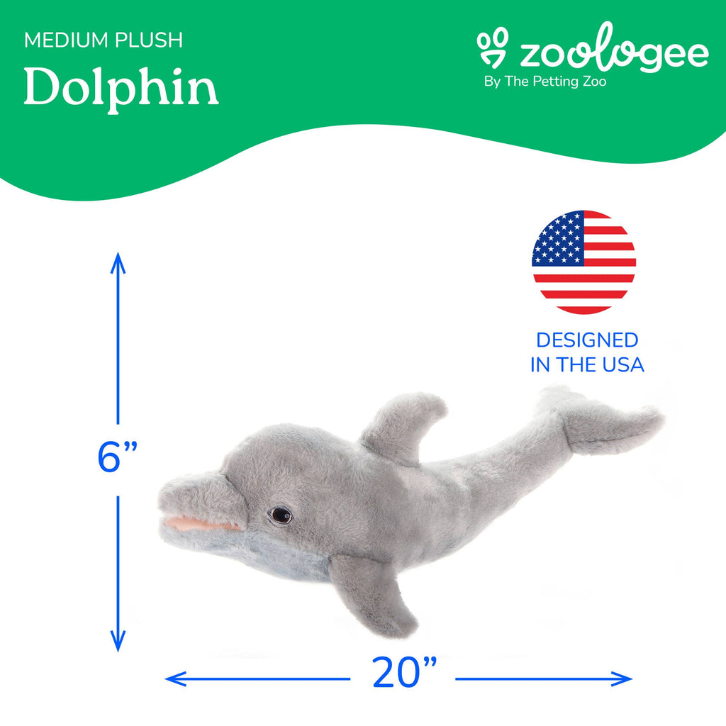 Earth Keeperz Dolphin medium 20" Recycled Plush