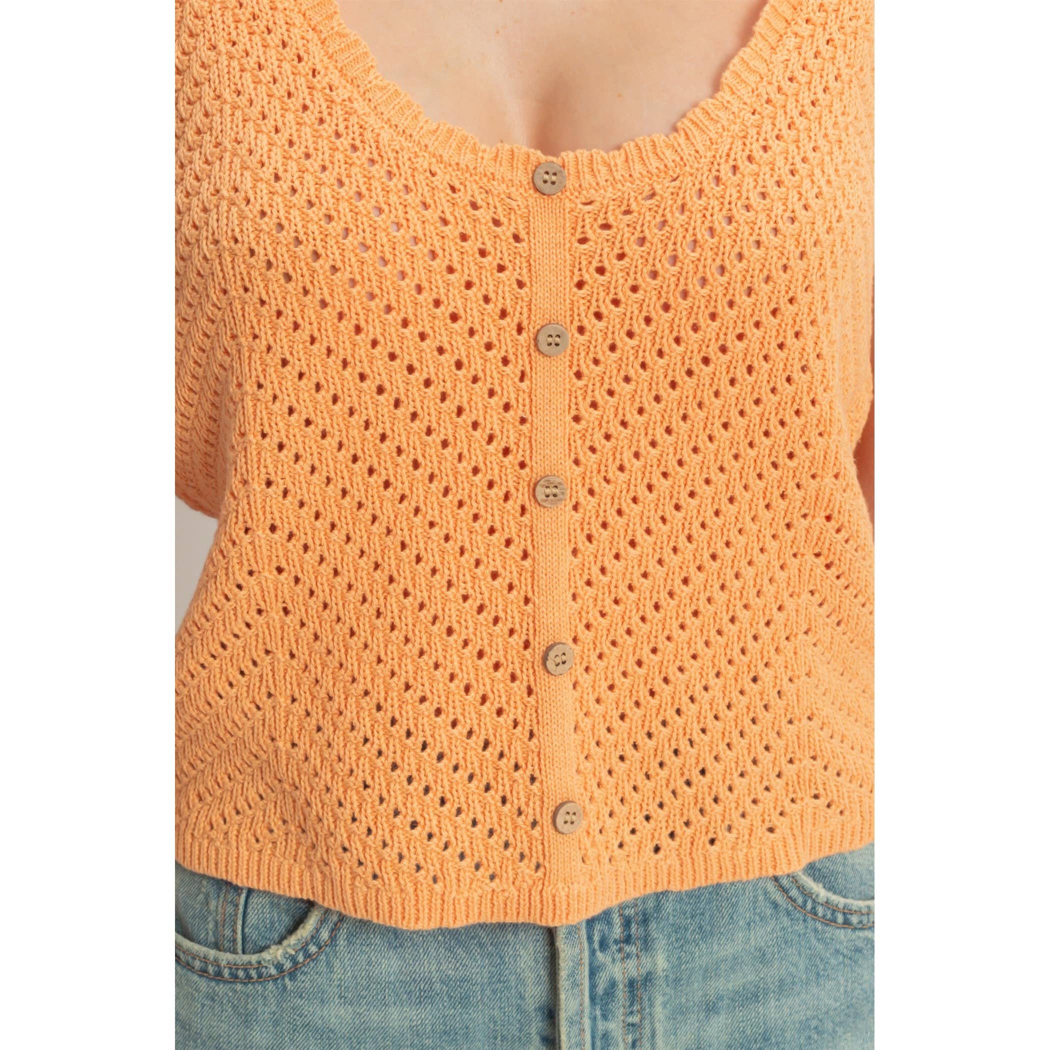 Open Knit Tank
