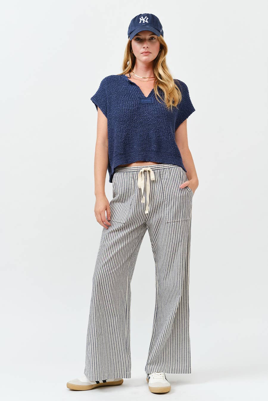 Striped Linen Pant