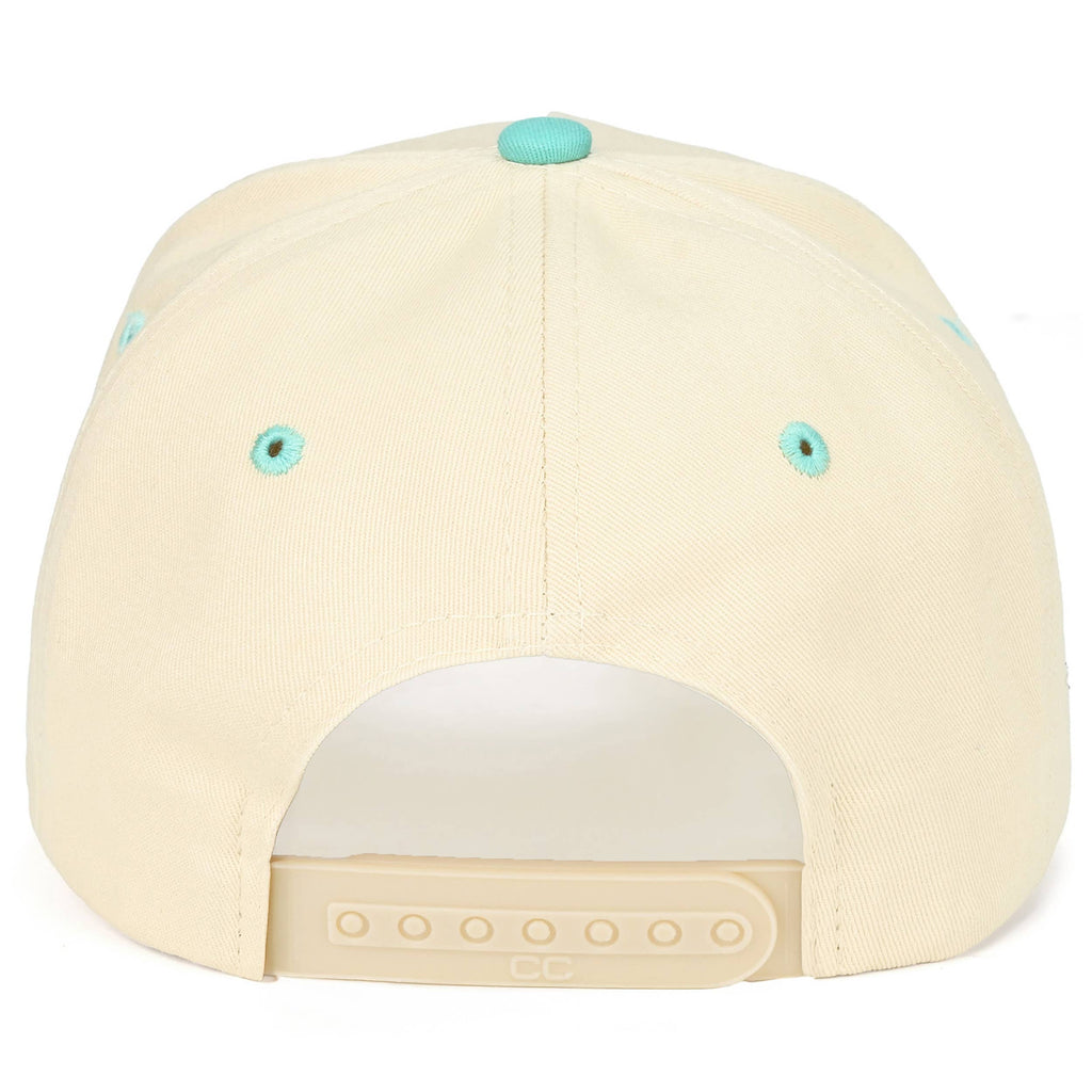 BEACHIN' Letter Embroidered on Two Tone Trucker Hat