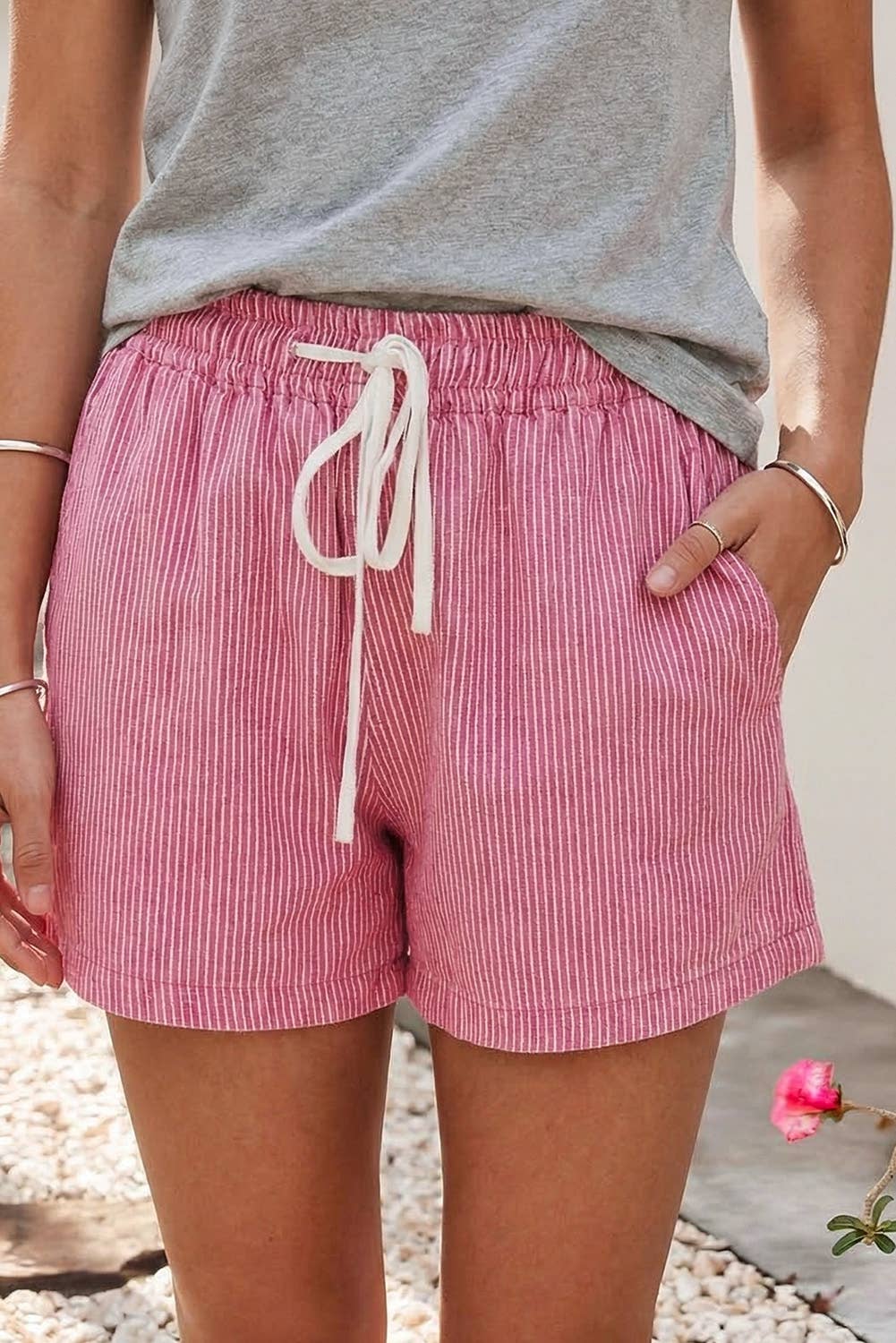 Stripe Drawstring