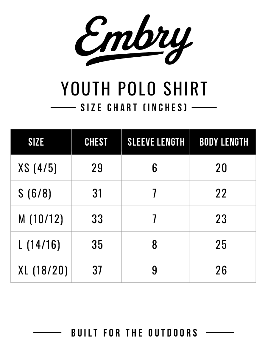 Youth Polo Duck Camo
