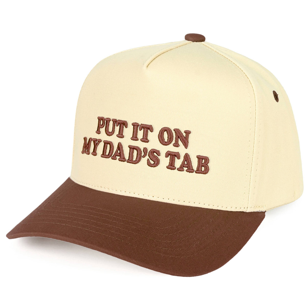 C.C PUT IT ON MY DAD'S TAB Letter Trucker Hat
