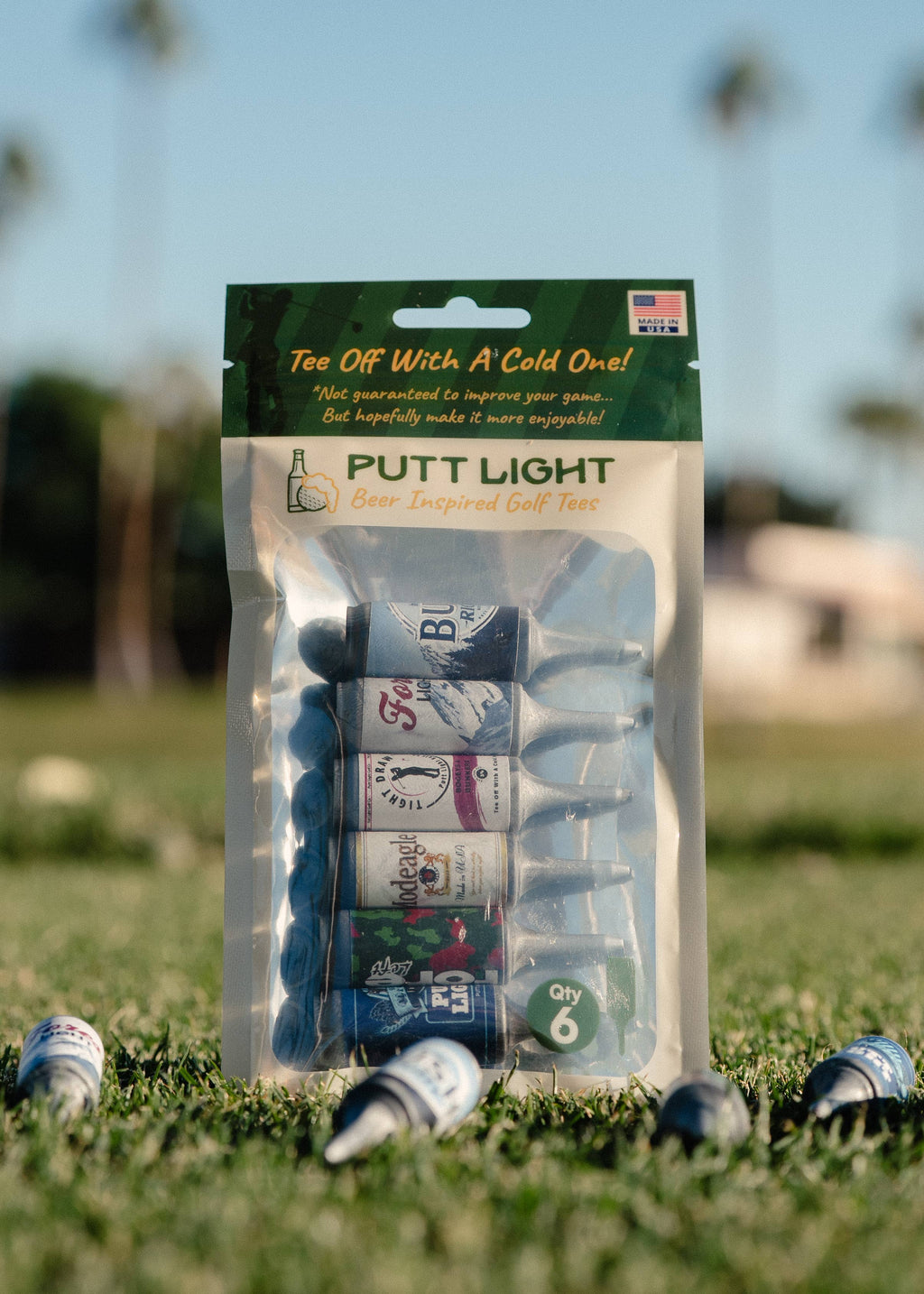 Beer Can Golf Tees