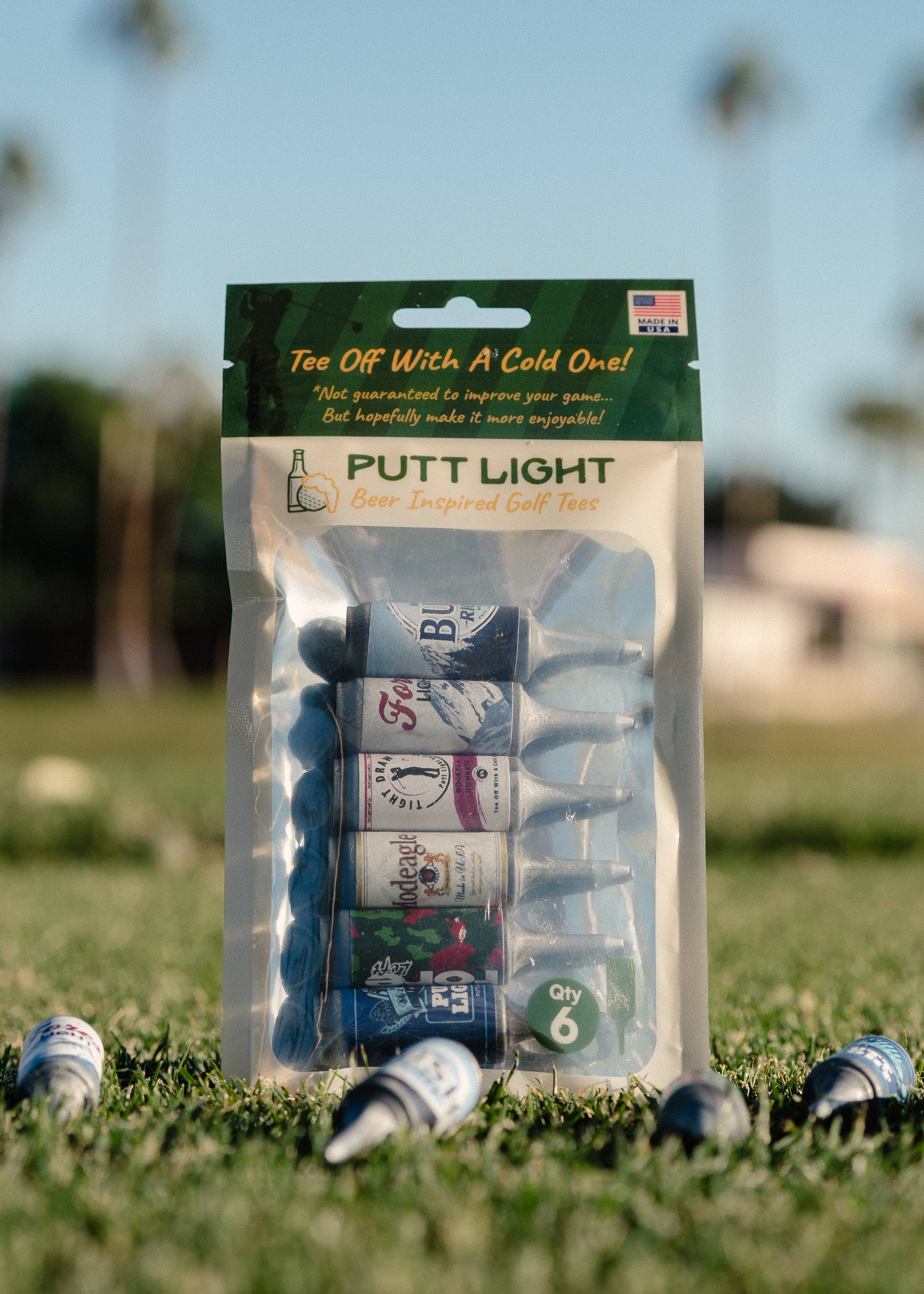 Beer Can Golf Tees