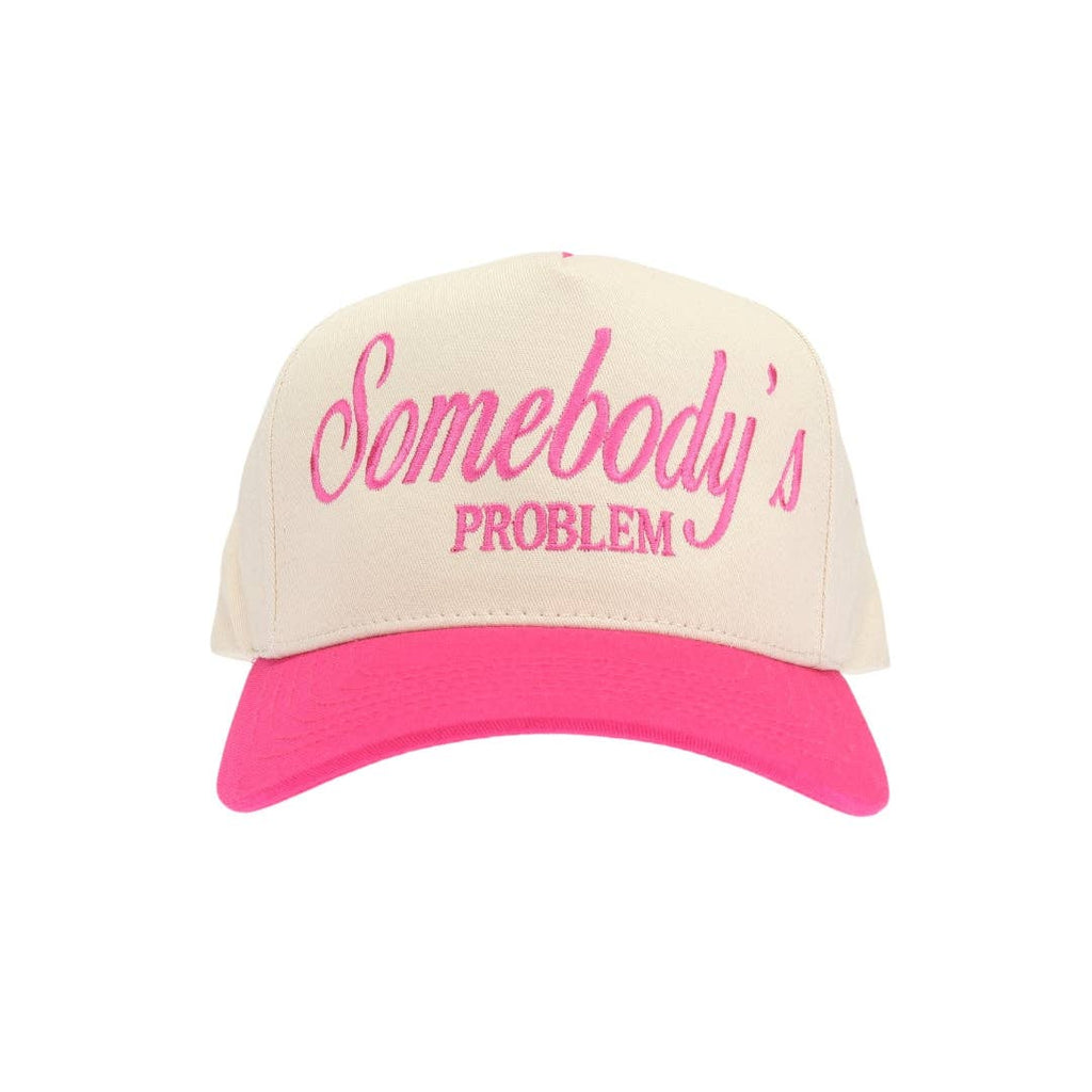 Somebody's Problem Embroidered Trucker Hat
